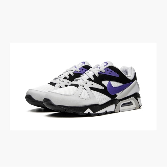 Nike Men’s Air Structure Grey Fog/Lapis-Black-White Purple - Picture 3 of 7